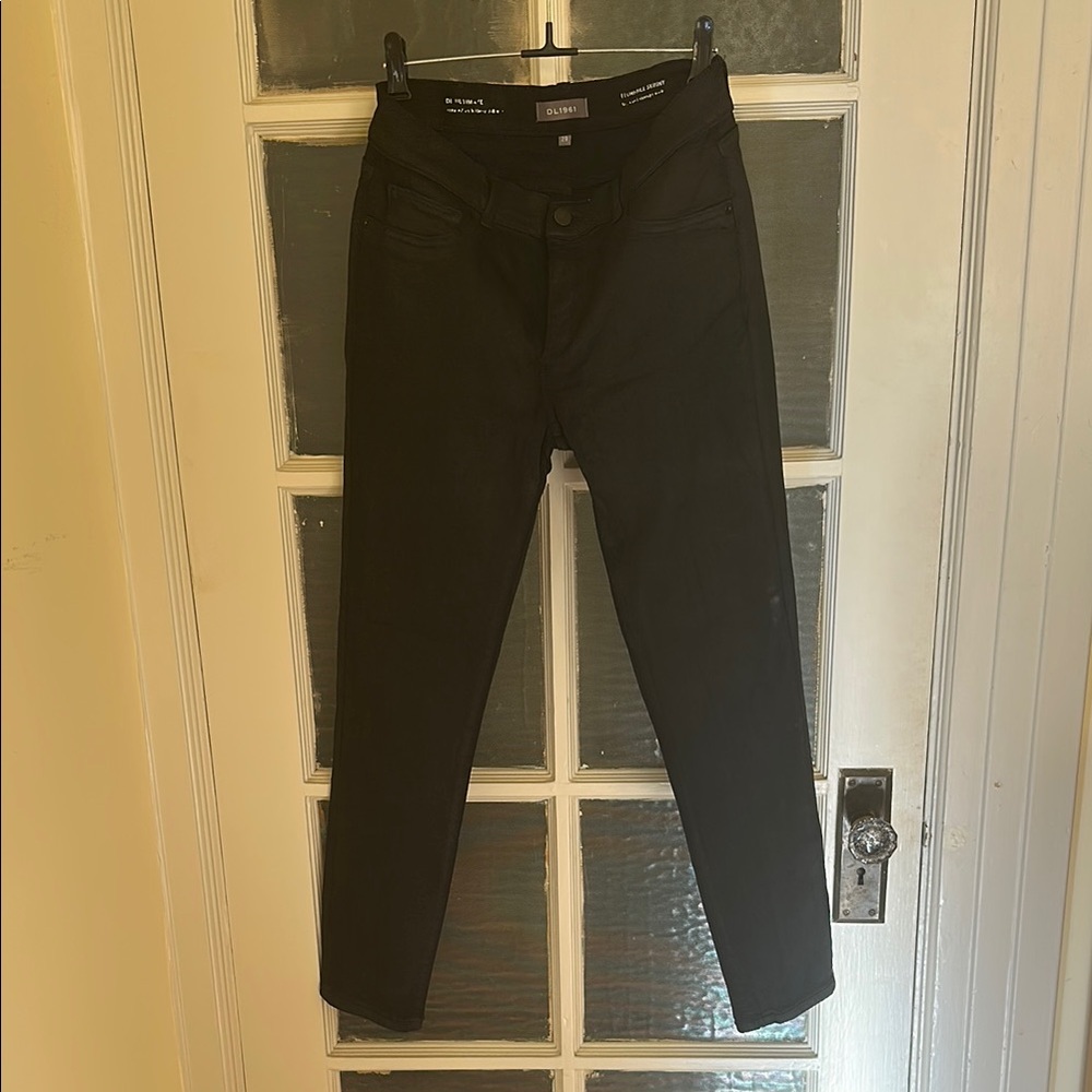 DL1961 Jet Black Florence Skinny Jeans